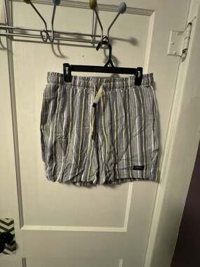 WeSC Austin Vertical Striped Pull-On Shorts